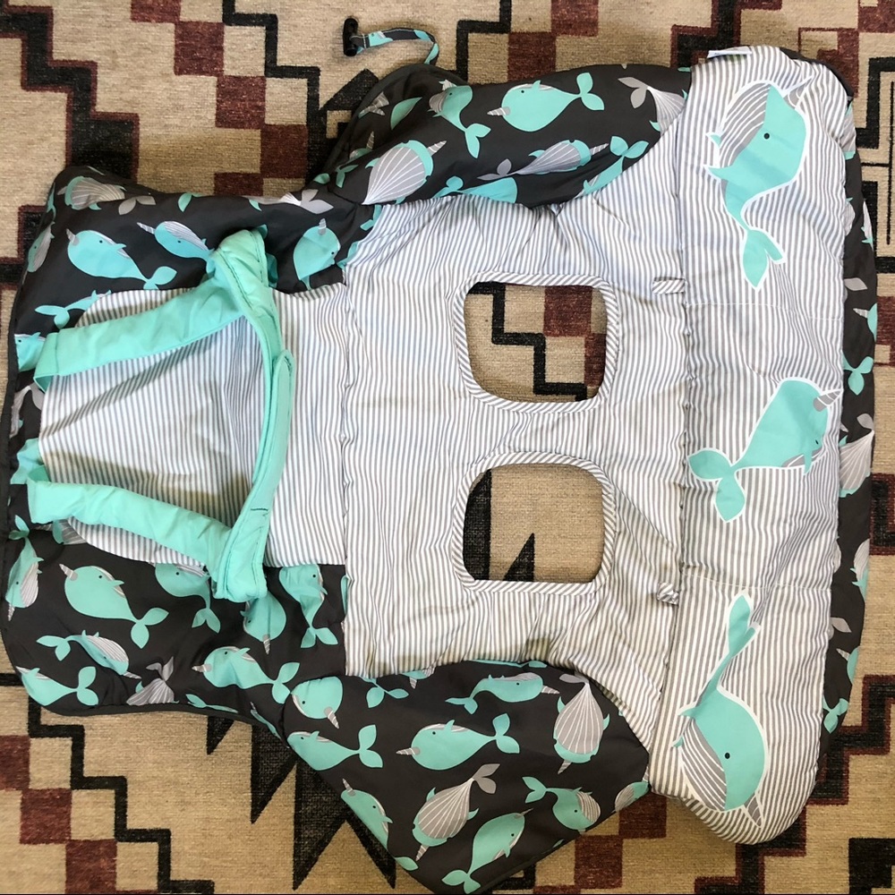 NWOT NARWHAL grocery cart seat